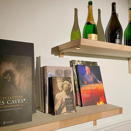 Champagne Des Anges - Proche Cathedrale De Reims Apartment Luaran gambar